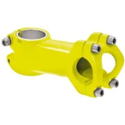 BRN Attacco In Alluminio Corsa/Mtb/Fixed Estens. 70 Mm, ø 25,4 Mm Giallo Fluo Per Bici Fixed Scatto Fisso Shop