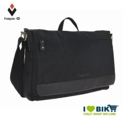 Borsa HAPO-G MESSENGER, Al Portapacchi, 9.5L, Nera