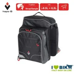 Borsa HAPO-G TRIPLE Al Portapacco, 2x9.5L + 6,5L