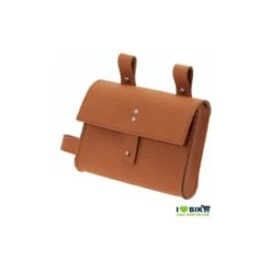 BRN Borsa Per Bici Fixed Al Telaio Miele, Vendita On Line Accessori Bici Borse Orignali In Eco Pelle