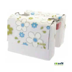 BRN Borse Bici Posteriori A Fiori Bianchi, Borse Bicicletta Porta Oggetti Vendita On Line Shop