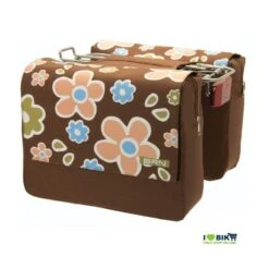 BRN Borse Bici Posteriori A Fiori Marroni, Borse Bicicletta Porta Oggetti Vendita On Line Shop