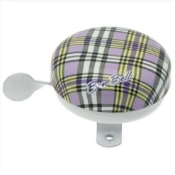 BRN Campanello Bici Scozzese Acciaio Lilla Shop Online