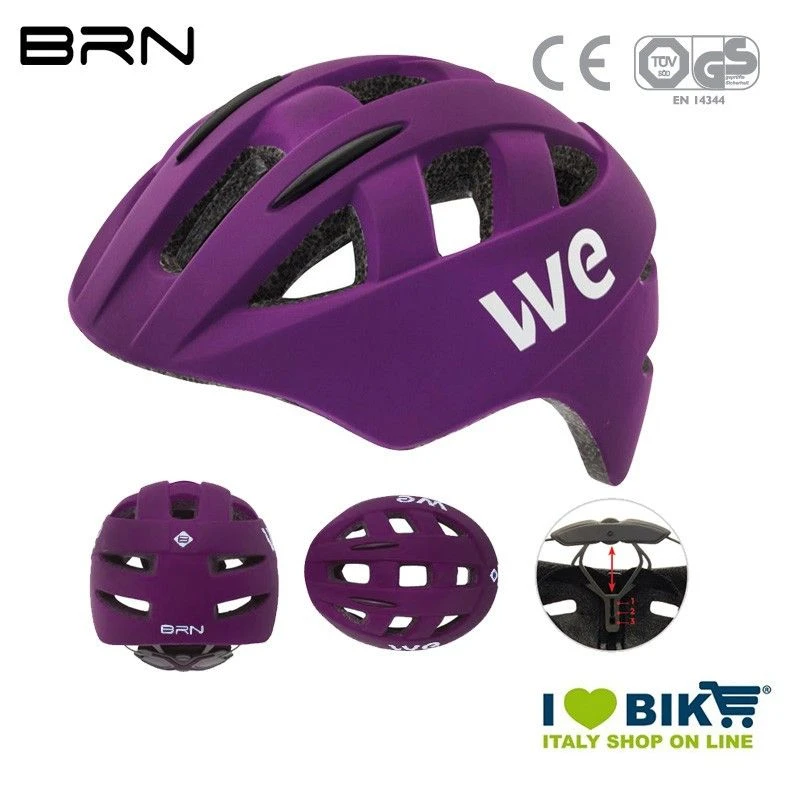 Casco BRN WE Lilla Opaco, Taglia Unica, 54-58 Cm 1 Casco BRN WE Lilla Opaco, Taglia Unica, 54-58 Cm