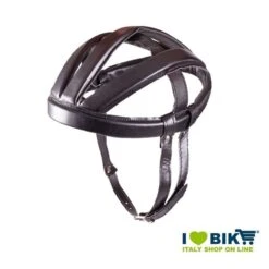 Casco Ciclismo BRN VINTAGE Veloce In Vinpelle, Taglia Unica 60 Cm, Nero