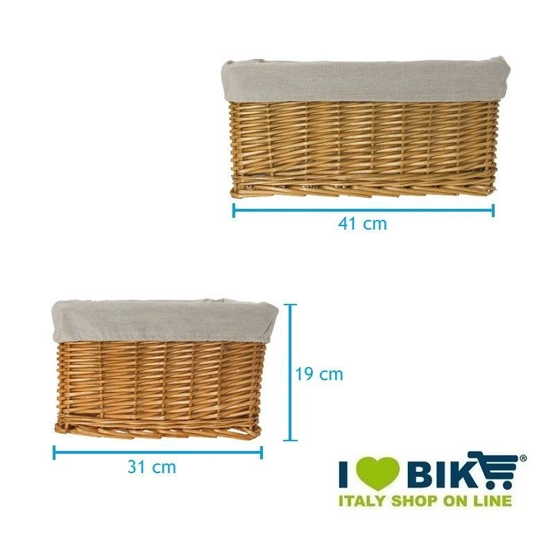 BRN Vendita On Line Cestini Per Biciclette Cassettina Piccola In Vimini Marrone Con Fodera Negozio Accessori Ciclismo Prezzi 2 BRN Vendita On Line Cestini Per Biciclette Cassettina Piccola In Vimini Marrone Con Fodera Negozio Accessori Ciclismo Prezzi - immagine 2