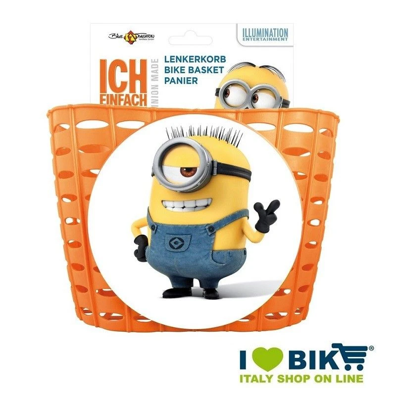 Cesto Da Manubrio Minion Arancione Accessori Bici Online Shop 1 Cesto Da Manubrio Minion Arancione Accessori Bici Online Shop