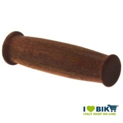 Coppia Manopole In Legno Mogano Vintage Retrò