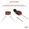 Fanale Bici Posteriore Laser Security Led Rossi Shop On Line Accessori Luminosi Led Per Bicicletta