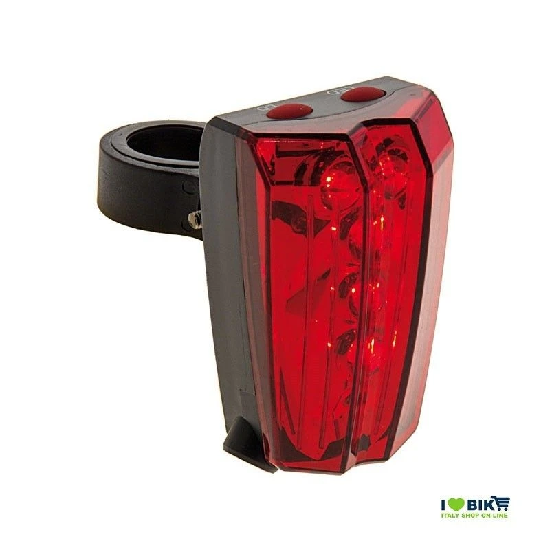 Fanale Posteriore Con 5 Laser Security Shield E 2 Led Rossi Batt Incluse Accessori Bici 1 Fanale Posteriore Con 5 Laser Security Shield E 2 Led Rossi Batt Incluse Accessori Bici