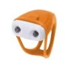 Shop On Line Vendita Fanalino BRN Silicone Pongo Anteriore Arancio Batterie Incluse Negozio Shop Biciclette