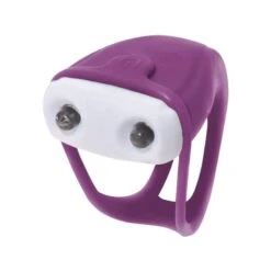 Shop On Line Vendita Fanalino BRN Silicone Pongo Anteriore Lilla Batterie Incluse Negozio Shop Biciclette