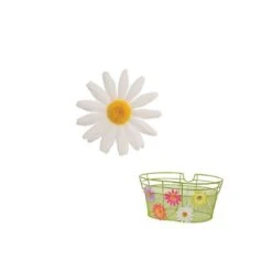 BRN Fiore Margherita Piccola Bianca Per Cestino Bicicletta Oramenti E Decorazioni Fiori Per Bici Cesti Vendita