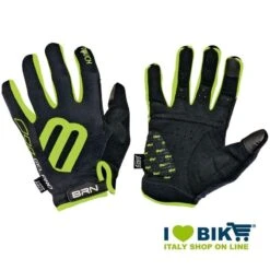 Guanti Lunghi Ciclo BRN Gel Pro Touch Nero/fluo Verde Online Shop