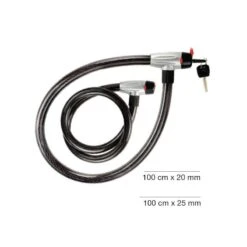 Vendita On Line Lucchetto Per Biciclette A Cavo MAXI Quality Rivestito Negozio Shop Accessori Bici