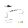Manubrio Corsa ITM Alcor 80 Wing WHT 440 Mm Bike Shop