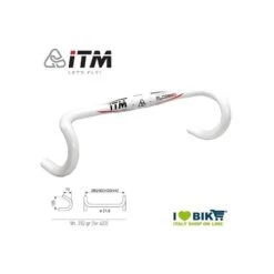 Manubrio Corsa ITM Alcor 80 Wing WHT 440 Mm Bike Shop