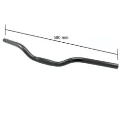 Manubrio In Alluminio City-Bike Nero Bici Vendita On Line Accessori Bicicletta E Componenti Ciclismo -Brn Knog Outlet manubrio in alluminio city bike nero 1