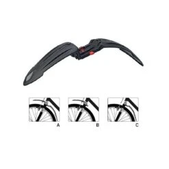 Parafango Anteriore Per Bici Ammortizzate Del 24/26 Cross Country Evo Per Bicicletta Vendita On Line Accessori E Parafanghi Per