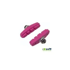 Pattini Per Freno Bici Corsa E Fixed In Gomma Rosa Pattino Freni Colorati