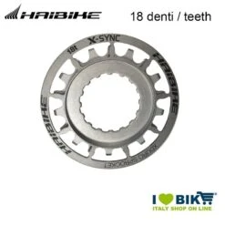 Haibike Pignone E-Bike 18 Denti Per Bosch Xduro Argento