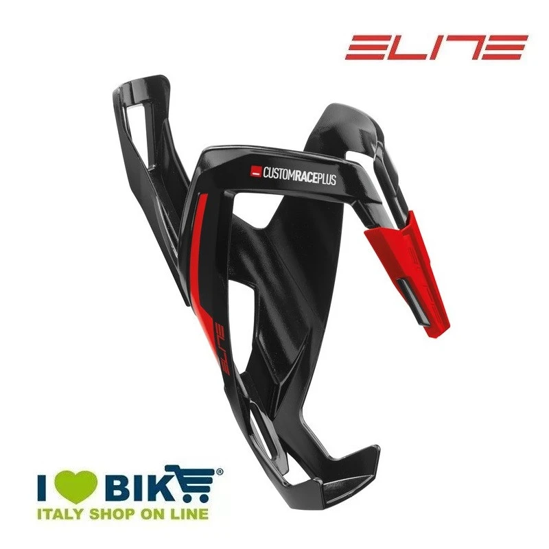 Portaborraccia Elite Custom Race Plus Nero/rosso Bike Shop 1 Portaborraccia Elite Custom Race Plus Nero/rosso Bike Shop