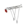Portapacco Posteriore In Ferro Regolabile Silver Per Bicicletta Vendita Accessori Bici