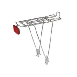 Portapacco Posteriore In Ferro Regolabile Silver Per Bicicletta Vendita Accessori Bici
