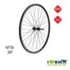 Ruota 26 Mtb V-24 Posteriore Nera A Cassetta Shimano 8/9 V 36 Fori Nero Tornito Vendita On Line Ricambi Accessori Per Bici Ruote