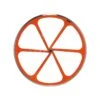 Ruota Anteriore Fixed A 6 Razze In Alluminio Fluo Arancio Fixed Bike Shop