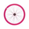 Ruota Posteriore Fixed Profilo 43 Mm In Alluminio Fuxia Rosa Fluo Fixed Bike Shop