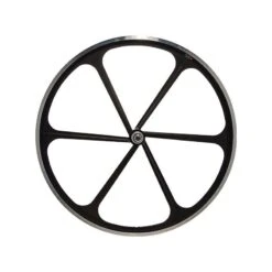 Ruota Posteriore Fixed 6 Razze Alluminio Nera Shop Online