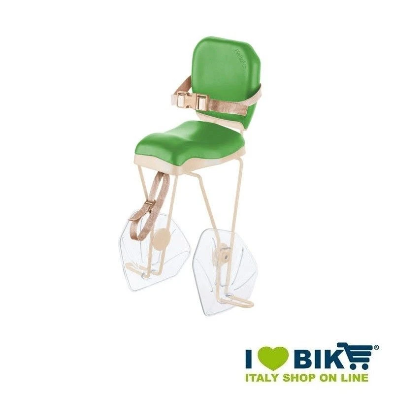 Seggiolino Bici BRN HELLO Verde - Crema Al Portapacco Bike Store 1 Seggiolino Bici BRN HELLO Verde - Crema Al Portapacco Bike Store
