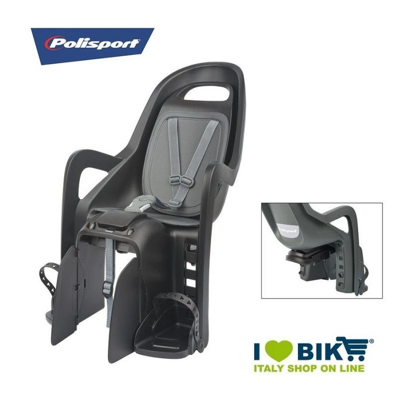 Seggiolino Bici Groovy Maxi Posteriore Al Portapacco Nero/grigio Bike Store 1 Seggiolino Bici Groovy Maxi Posteriore Al Portapacco Nero/grigio Bike Store