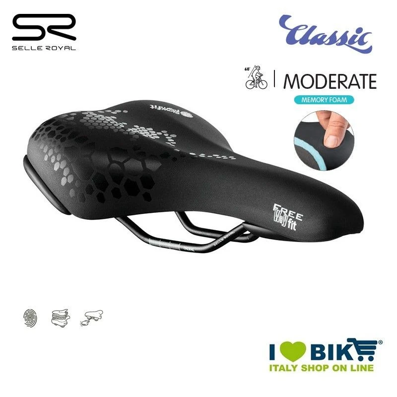 Sella 273x160 Mm Selle Royal Freeway Fit, Moderate, Uomo 1 Sella 273x160 Mm Selle Royal Freeway Fit, Moderate, Uomo