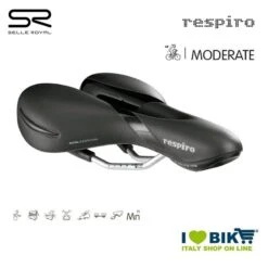 Sella 277x182 Mm Selle Royal Respiro Soft Moderate, Uomo