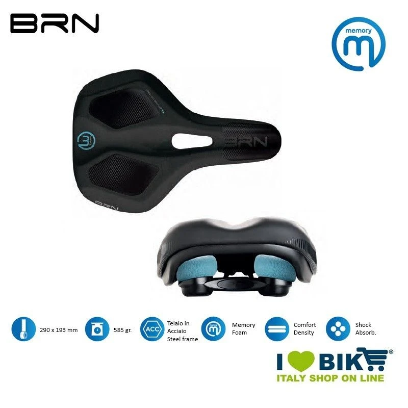 Sella 290x193 Mm Memory Foam Flow, Unisex, Relax 2 Sella 290x193 Mm Memory Foam Flow, Unisex, Relax - immagine 2