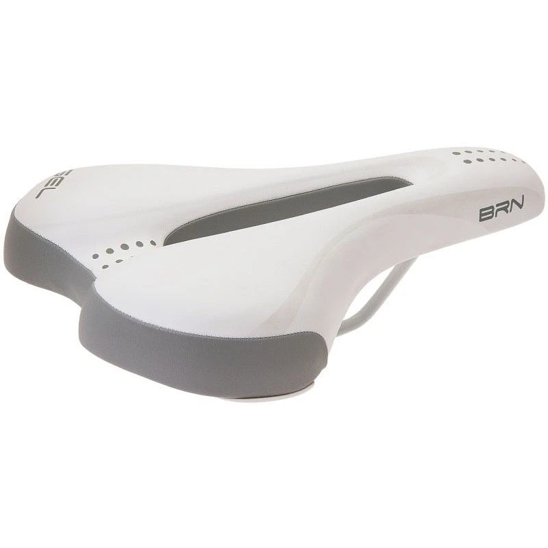 BRN Sella Bici Ergonomic Bianca/grigia Gel Uomo Online Shop 1 BRN Sella Bici Ergonomic Bianca/grigia Gel Uomo Online Shop