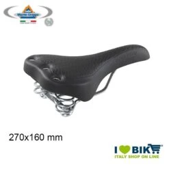 Sella BRITISH Con Molle, 270x160 Mm, Nero