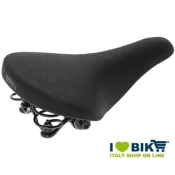 Sella BRN Riviera Con Molle Nera Con Grip Antiscivolo Negozio Shop Ciclismo