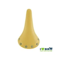 Sella Velo Plush 1221 Vintage Gialla Con Borchie Scatto Fisso Shop Selle Colorate Per Fixed Ilovebike.it
