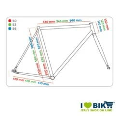 Telaio In Acciaio Fixed 56 Con Congiunzioni Bianco Lucido -Brn Knog Outlet telaio fixed 56 con congiunzioni bianco lucido 1